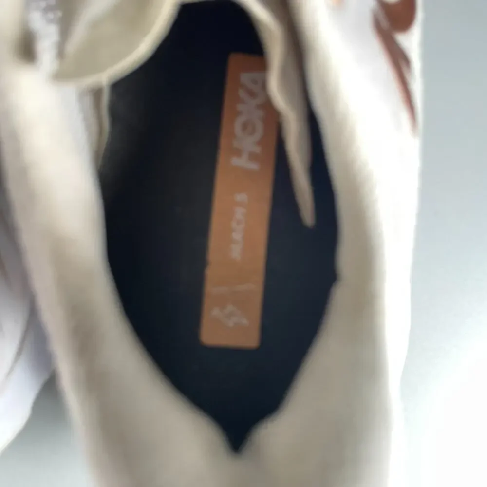 Hoka One One Mach 5 Women's Size 10.5 White Copper Athletic Running Shoe Sneaker